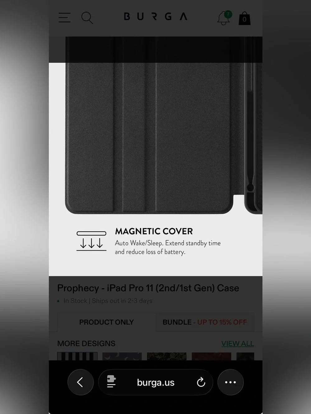 Burga ipad case